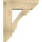 Ekena Millwork Olympic Slat Rough Sawn Bracket w/ Offset Brace, Douglas Fir, 8"W x 24"D x 28"H BKT0806X24X28OLY06RDF - alternate 2